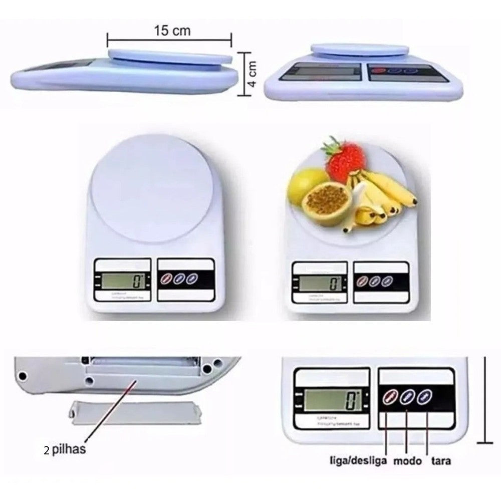 balança cozinha digital 10kg alta precisão dieta e nutrição - Youtek -  Produtos Inteligentes Para Seu Dia a Dia
